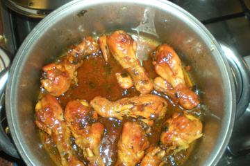 Frango no açúcar - frango dourado