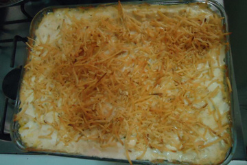 Fricassê saboroso de frango