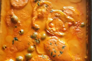 Filé de peixe ao forno