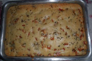Massa de bolo salgado