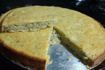 Bolo de banana para preguiçoso