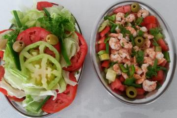 Salada de camarão