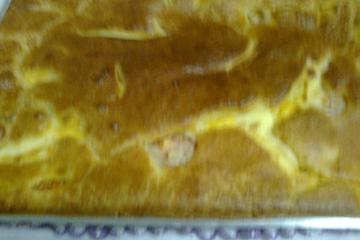 Torta cremosa de frango de liquidificador