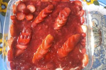 Pavê de morango