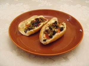 Sanduíche ao forno