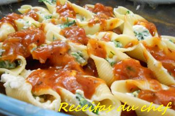 Conchiglione recheado