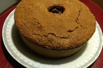 Bolo de maçã com castanha do pará