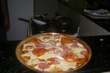 Super Pizza Pan massa receita americana