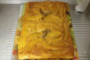 Bolo de banana com leite condensado