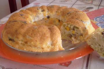 Bolo salgado fácil e prático
