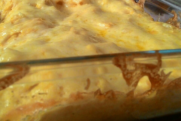 Frango com creme de milho