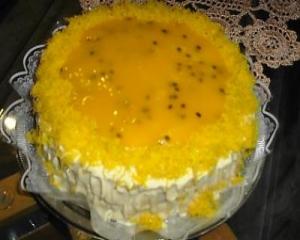 Bolo de maracujá