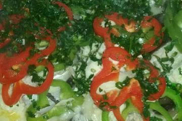 Moqueca de peixe com camarão