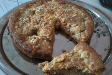 Torta de maçã simples