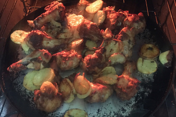 Coxinha de frango assada rápida