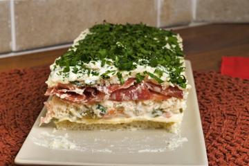 Sanduíche de salame