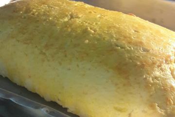 Enrolado de bacalhau maravilhoso