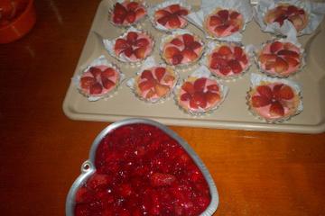Torta light de morango