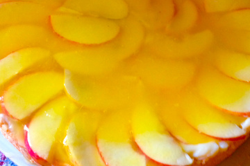 Torta de Maça e Morango