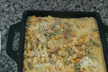 Macarrão de panela de pressão com queijo