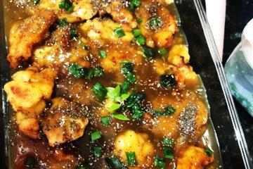 Frango ao molho de laranja chinês