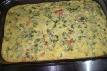 Torta de chuchu sem farinha
