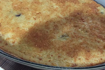 Torta de frios com legumes
