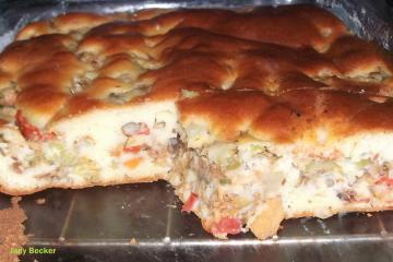 Torta deliciosa de sardinha