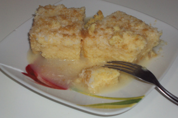 Bolo rápido de coco