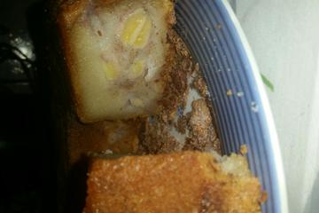 Bolo rápido de banana e canela