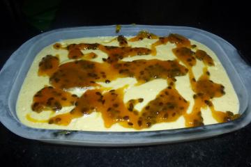 A mousse de maracujá