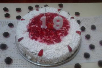 Massa de bolo de aniversário