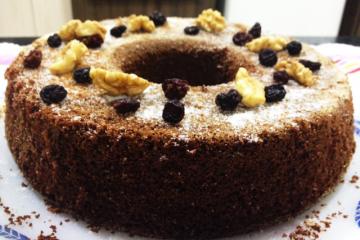 Bolo de banana com farinha de rosca