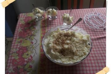 Arroz doce fácil e gostoso