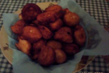 Bolinho de chuva com banana
