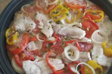 Moqueca de filé de merluza