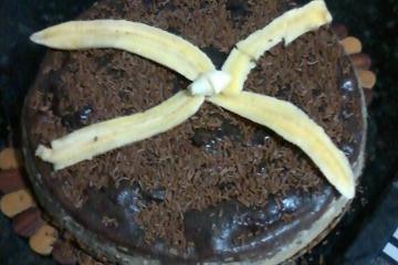 Bolo de chocolate cremoso