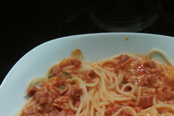 Macarrão com molho rápido