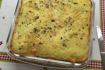 Quiche queijo Minas