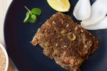 Bolo de carne moída e philadelphia