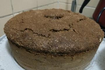 Bolo de maçã com castanha do pará