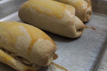Pão com fermento de bolo