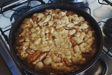 Torta de maçã simples