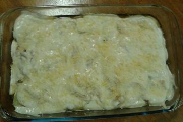 Batata gratinada com atum