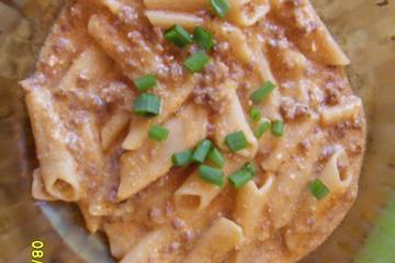 Macarrão cremoso de panela de pressão