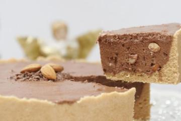 Torta de Amêndoas com Chocolate