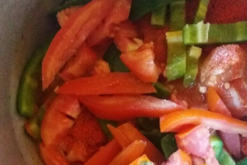 Sanduíche baguete frango com bacon