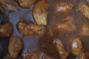 Frango no açúcar - frango dourado