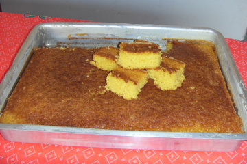 Bolo de milharina