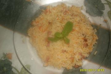 Arroz na panela de pressão